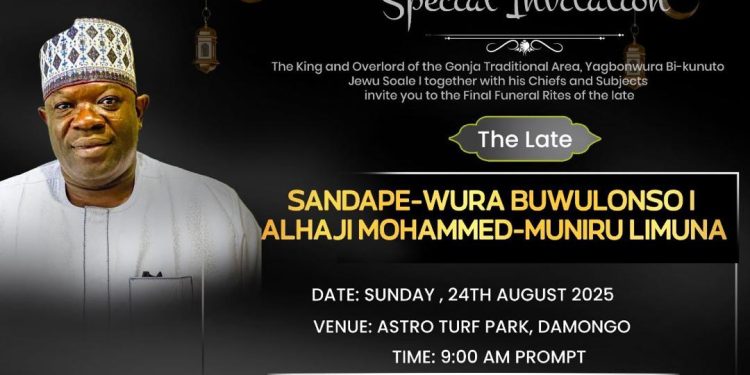 Alhaji Muniru’s Final Funeral Rites to Take Place Today in Damongo
