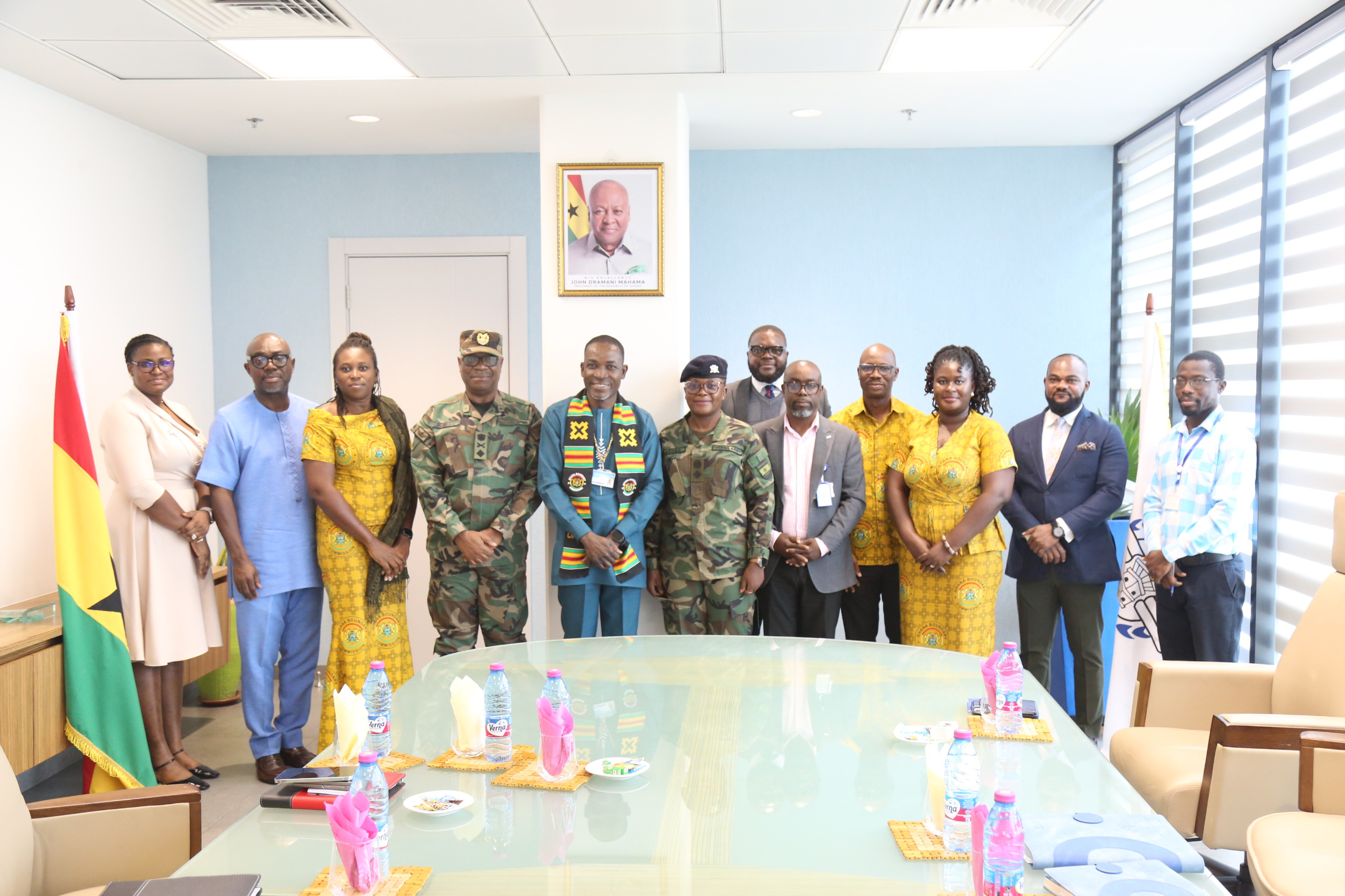 Commissioner-General of Ghana Boundary Commission Calls on GCAA to Formally Introduce Himself