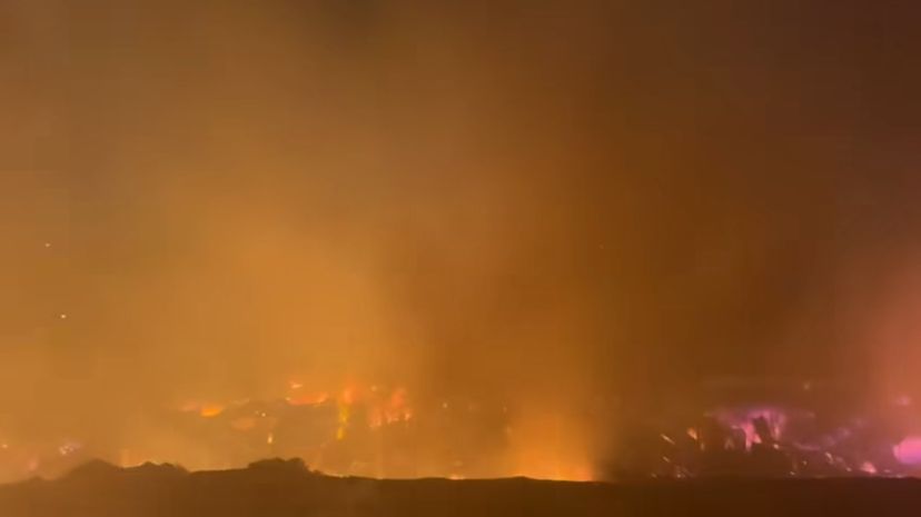 Fire Ravages Suame Post Office Market, Over 100 Shops Destroyed