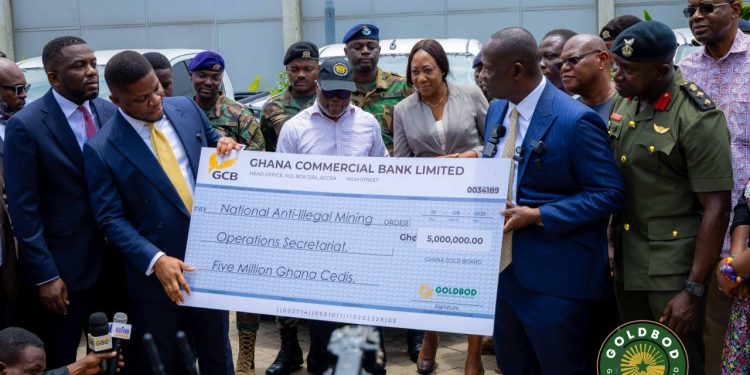 GoldBod Donates GH¢5 Million, Vehicles to Support Ghana’s Crackdown on Illegal Mining