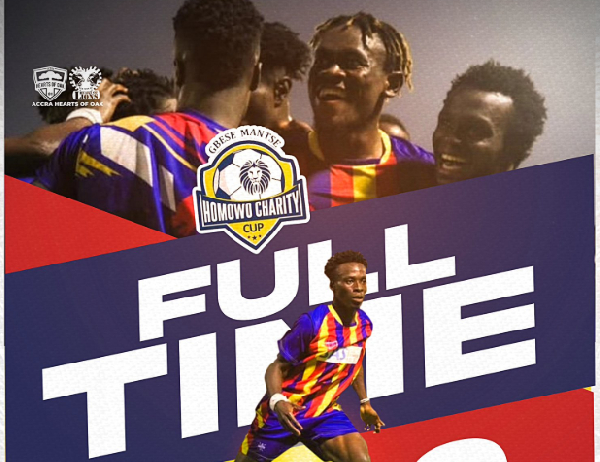 Hearts of Oak Clinch 2025 Homowo Cup With 2-0 Win Over Heart of Lions