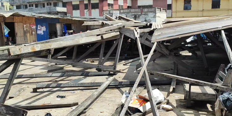 Market Collapse in Sekondi Kills One