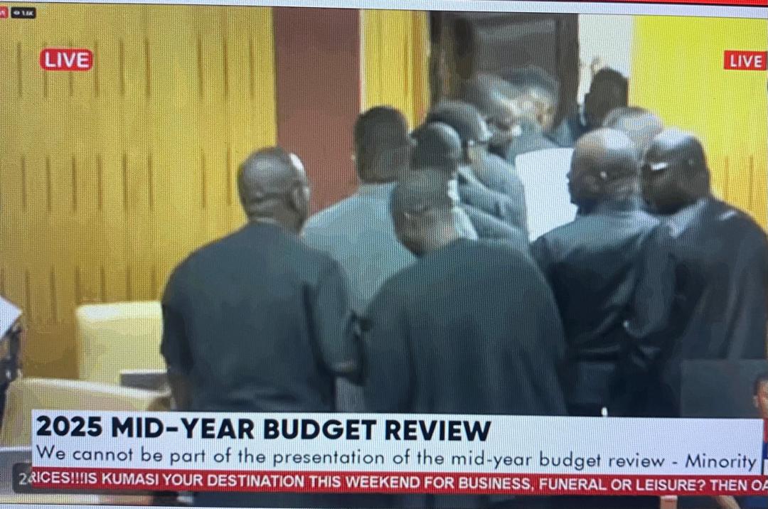 Minority Walks Out Ahead of 2025 Mid-Year Budget Review Presentation