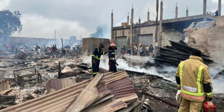 Suspect Arrested in Connection With Accra Timber Market Fire - GNFS